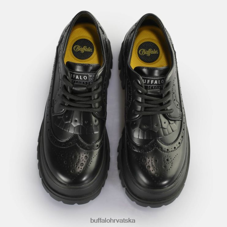 crno Buffalo aspha brogue natikače veganske |mokasinke TDD6T160